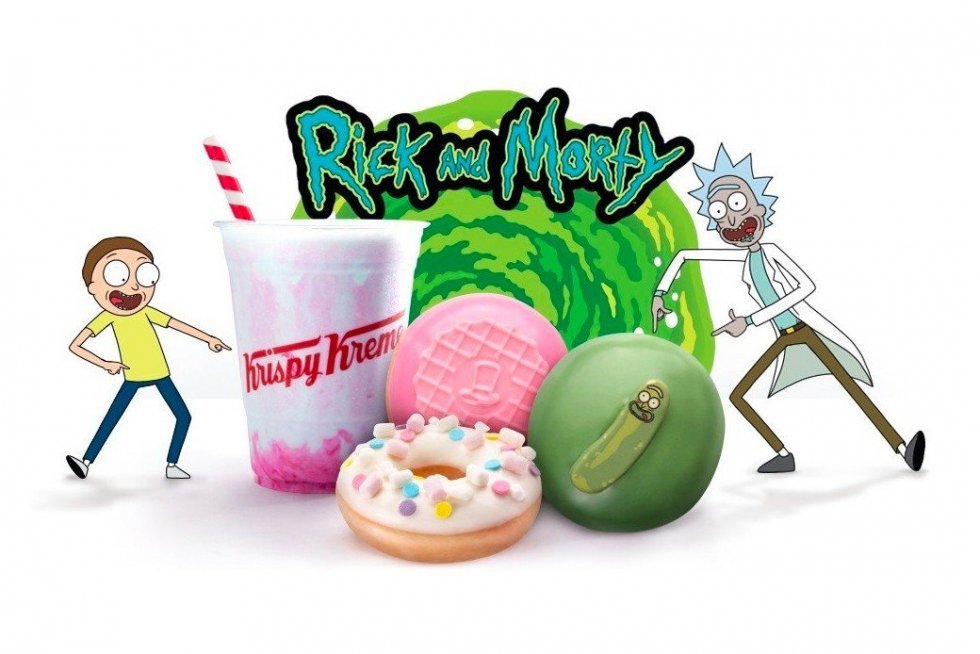 Krispy Kreme lancerer Pickle-Rick-inspireret donut