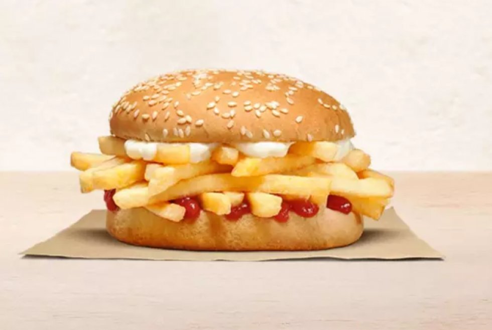 Burger King tester en stodder-burger udelukkende fyldt med pommes i New Zealand