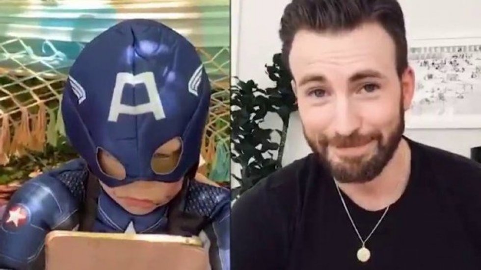 Chris Evans sender et autentisk Captain America-skjold til 6-årig dreng, som reddede sin søster fra et hundeangreb