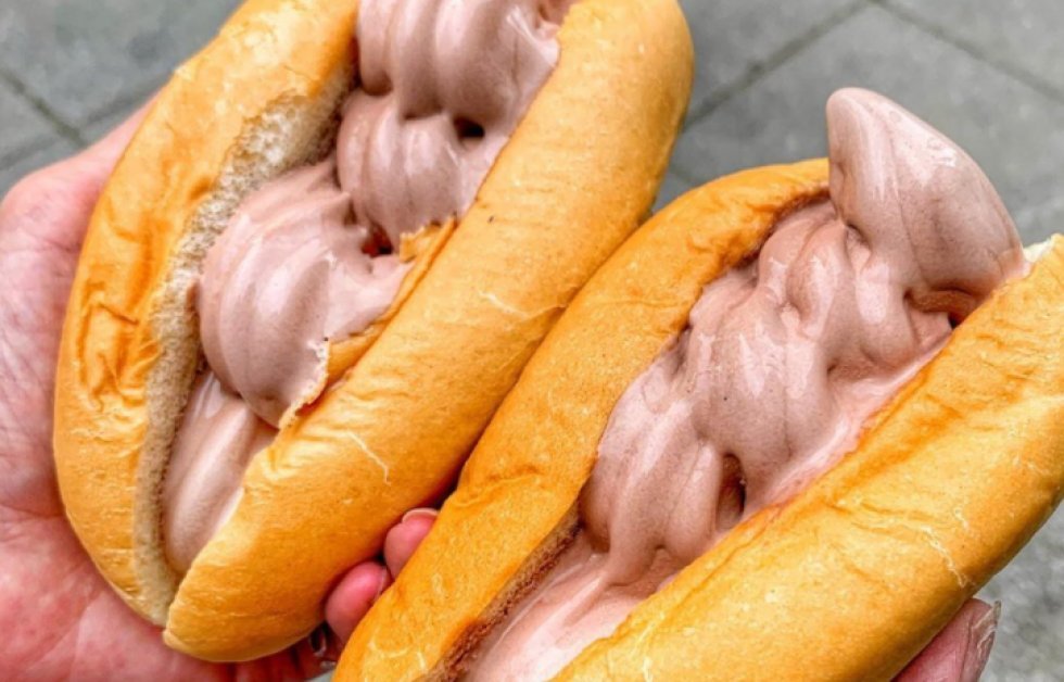 Nu kan du få en hotdog med softice-"pølse"