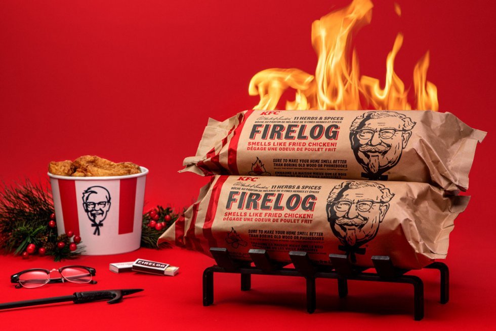 Igen i år kan du få KFC-brænde, som får hele hytten til at lugte af den gyldne brønd