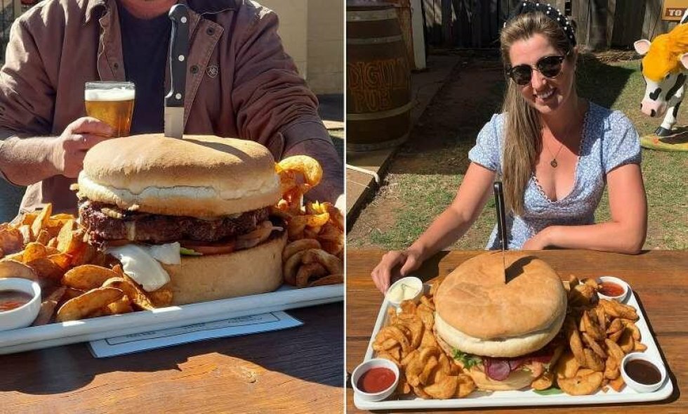 5 kg burger-udfordring: Hvem er mand nok til jobbet?