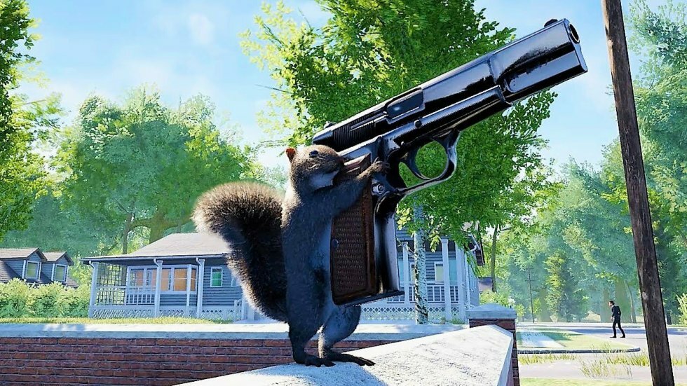 Nyt bizart spil lader dig være et egern med en håndpistol