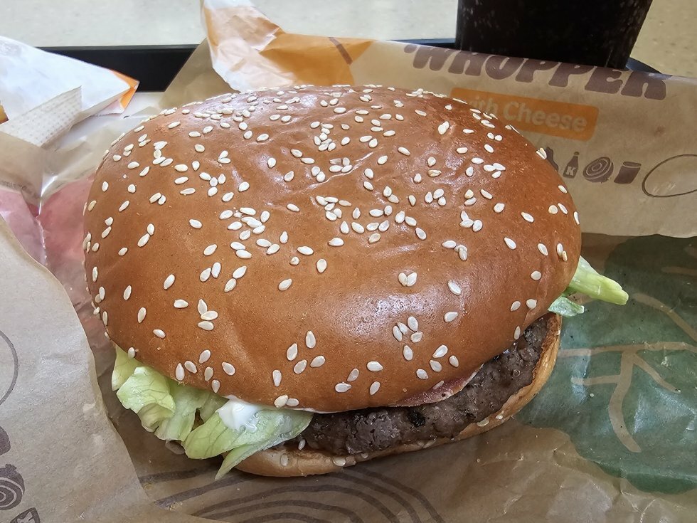 Ny Whopper - Privatfoto - Burger King har lavet om på Whopperen: Big whop eller big flop?