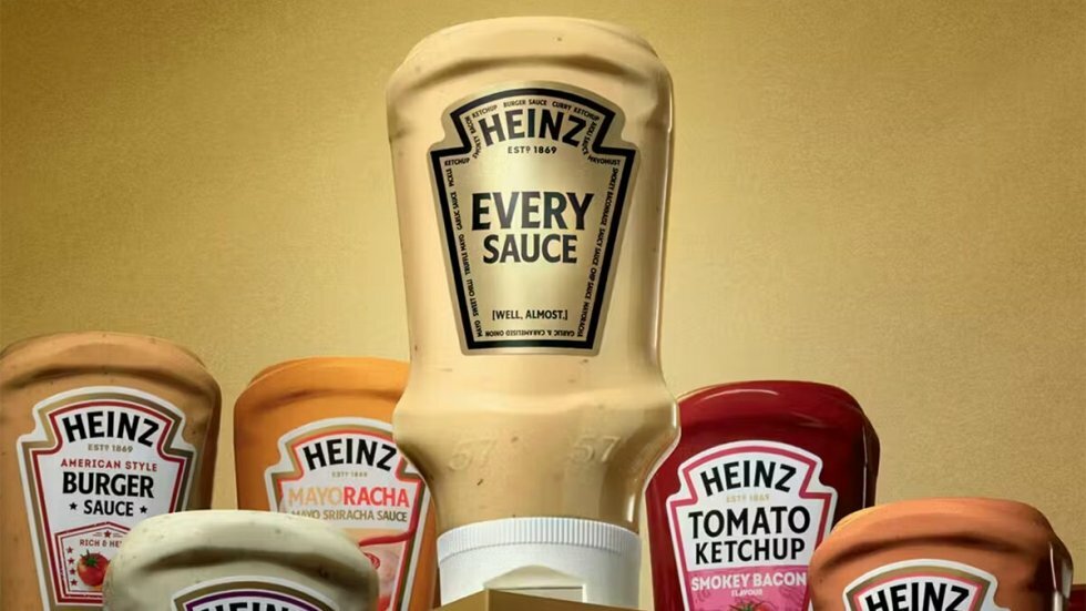 Heinz har kombineret 14 varianter til SAUCEN over alle saucer