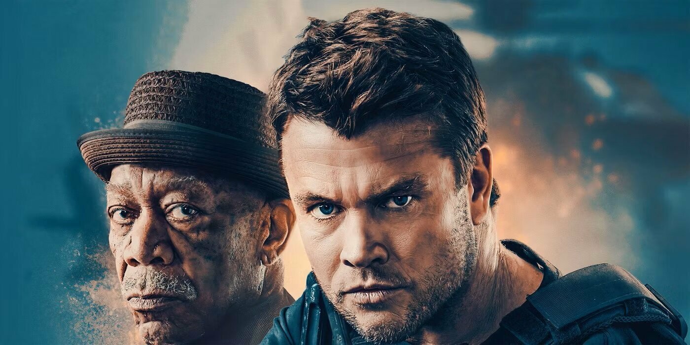 Morgen Freeman og Hemsworth-storebror i front på bad-ass actionfilm Gunner