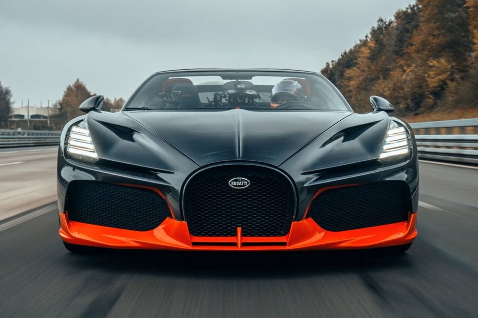 Bugatti W16 Mistral sætter vild rekord - over 450 km/t i en åben bil