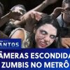 Zumbis no Metrô (Subway Zombie Prank) - Câmeras Escondidas (29/03/15) - Disse personer kører ALDRIG med offentlig transport igen