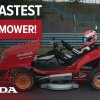 Fastest Lawnmower with Guinness World Records?! Honda Mean Mower reaches 100mph in 6.285 Seconds - Honda har endnu en gang bygget verdens hurtigste havetraktor: 0-100km/t på 3.14 sekunder