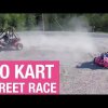 Barbie Car vs. Honda Odyssey  Street Race - Amerikansk makker har bygget rigtig motor i en barbie bil!
