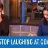 TRY NOT TO LAUGH AT GOAT MAN ON LIVE TV - Nyhedsværter flækker af grin: Mand lever som ged i 3 dage