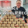 Most Big Macs Ever Eaten by One Person | Joey Chestnut Sets New World Record - Amerikansk grovæder slår verdensrekord med 32 Big Macs på 38 minutter