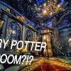 Turned my room into HOGWARTS! (Harry Potter bedroom makeover) - Mand har skabt sit helt eget Harry Potter-univers i sit hus