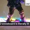This LED snowboard is literally lit - Awesome LED-snowboard gør dig til kongen af skipisten