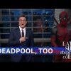 Deadpool Takes Over Stephen's Monologue - Deadpool afbryder Stephen Colbert og overtager hans show