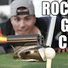 ROCKET POWERED Golf Club at 100,000 FPS - Golf på steroider: Raketdrevet golfkølle svinger med 241 km/t