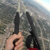 Skydiver Loses Parachute During Flight - VIDEO: Faldskærmsudspring går helt galt