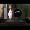 Crushing bowling ball and pin with hydraulic press - Se hvordan et voldsomt metal-stempel smadrer bowling-kugler, LEGO-klodser og golf-bolde i slowmotion