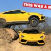 JUMPING My Lamborghini Urus OVER My Lamborghini Aventador!!! *MISTAKES WERE MADE* - Mand flyver over sin kones Lamborghinis Aventador i en Lamborghini Urus