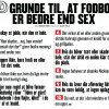 10 grunde til, at fodbold er bedre end sex