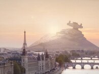 Blæret billedserie: Star Wars-rumskibe nødlander på jorden 