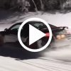 Audi R8 V10 + Skiløjpe = Underholdning