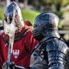Sværd, økser, hellebarder og brækkede lemmer: Kom med til VM i middelalderkamp