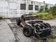 Denne Nissan DeathKart er et kaotisk fremtidsmonster som taget ud fra Mad Max