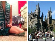 Sugardateren over dem alle: Lækker pige tilbyder sin krop for en tur til Harry Potter-forlystelsespark