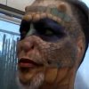 Youtube screendump - Transkønnet skærer næse og ører af for at blive til en drage