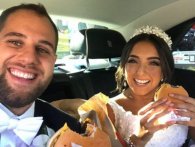 Legendarisk brudepar fik leveret 300 McDonald's-burgere som natmad til deres bryllup