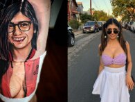 Mand får tatoveret Mia Khalifa på sin krop - og hun er ikke tilfreds