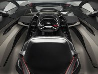 Audi løfter sløret for deres E-Tron supercar, som har et sæde i midten af bilen