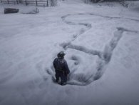 Red Dead 2-spillere bruger den vilde grafik til at tegne kæmpe sne-penisser