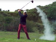 Golf på steroider: Raketdrevet golfkølle svinger med 241 km/t