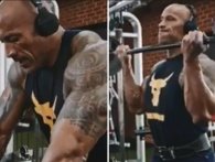 The Rock deler sin favoritøvelse til sine gigantiske biceps