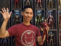 Marvel-fan har et helt rum dedikeret til sine 150 Iron Man-figurer