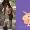 Mand og kvinde tester sexstillinger i offentligheden