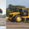 Rekorden for verdens hurtigste traktor er slået: 217 km/t i en JCB Fasttrac