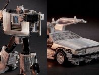 Tilbage til Fremtiden møder Transformers i ny DeLorean-figur