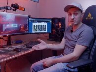 33-årige Martin har bygget sit eget gaming-setup af brugte dele