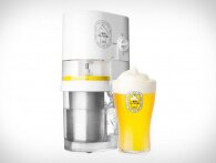 Slushice for voksne: Maskine laver øl-slushice på toppen af din fadbamse