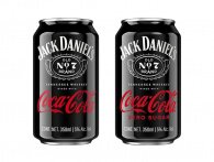Jack Daniels med Coca Cola på dåse