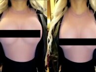 Dagens repeat-video - hoppende bryster i voldsom gennemsigtig t-shirt 