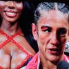 Serrano fortæller at hendes heftige flænge skyldes Taylors hovedstød efter kampen - Foto: Netflix - Drama i Dallas: Katie Taylor forsvarer titlen mod Amanda Serrano i kontroversiel rematch