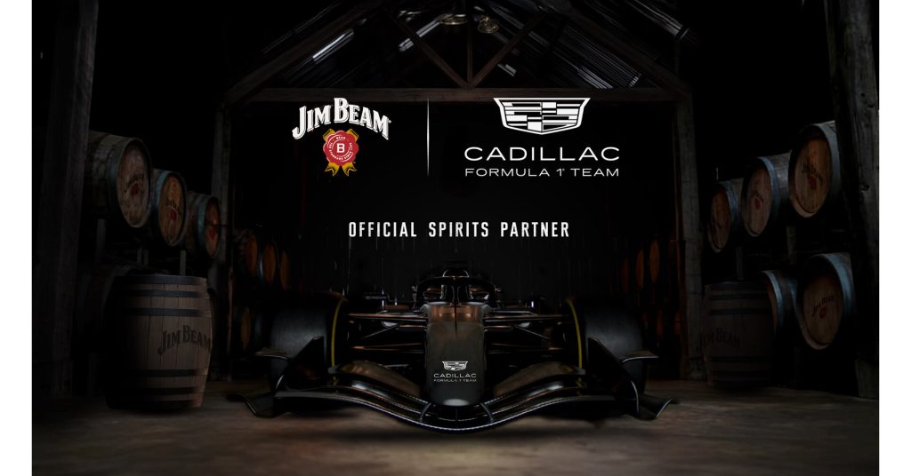 Jim Beam teamer op med Cadillac før Formel 1-debuten