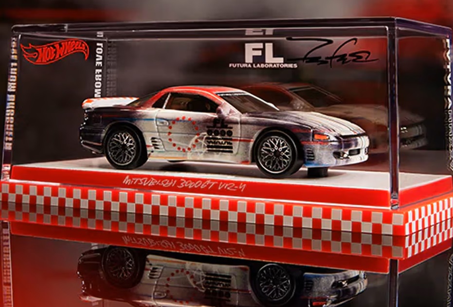 Hot Wheels og Futura smelter kunst og bilkultur sammen i ny mini-Mitsubishi