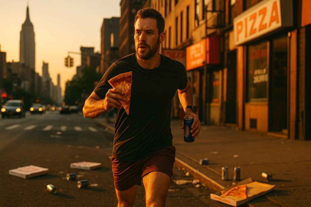 10 miles. 10 slices. 10 øl. Den her udfordring er så dum, at den er genial