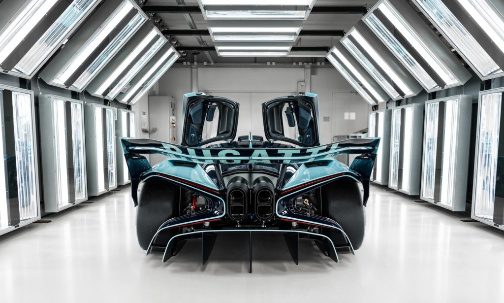Finished in a bespoke specification featuring ‘Black Blue and ‘Special Blue Lyonnais exterior details