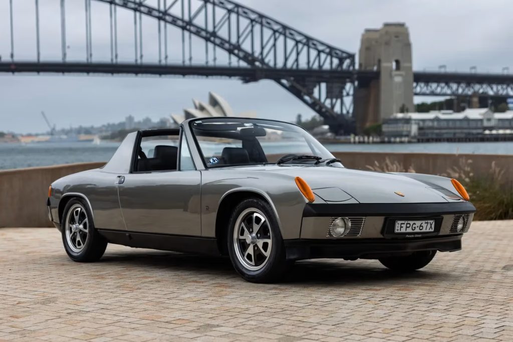 Enestående 1970 Porsche 914 Targa sat til salg: i Liquid Silver og fabriksrenoveret til perfektion